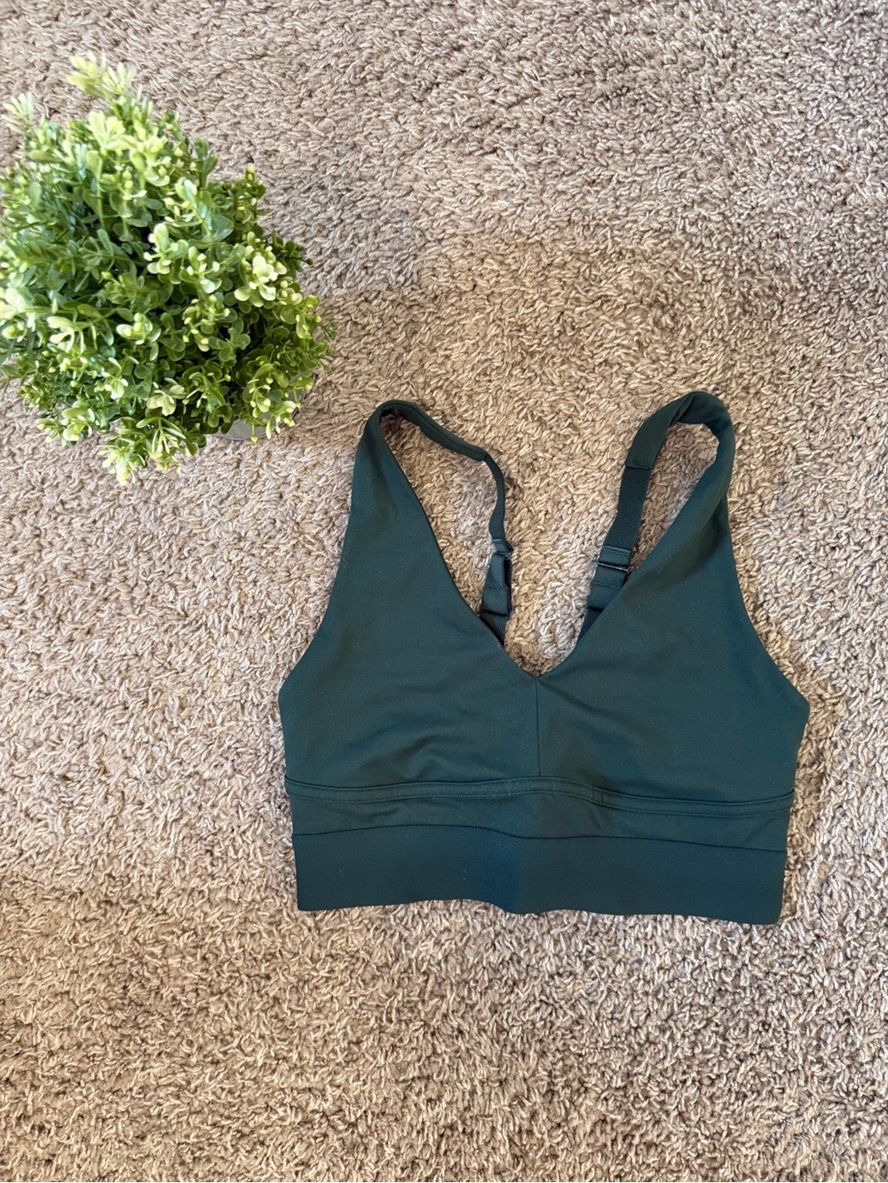 Fabletics Forest Green Sports Bra
Large